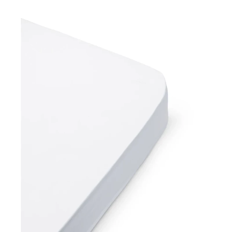Drap housse bébé, 68x162x12 cm, Simply White