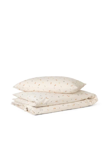Linge de lit junior, 100x135 / 40x60 cm - Taille allemande, Songbirds