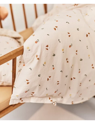 Linge de lit junior, 100x135 / 40x60 cm - Taille allemande, Songbirds