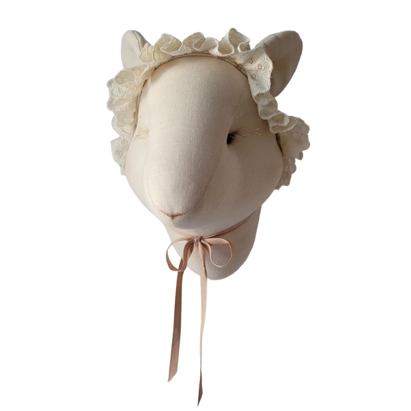Trophée - Souris en lin beige Lukrecja