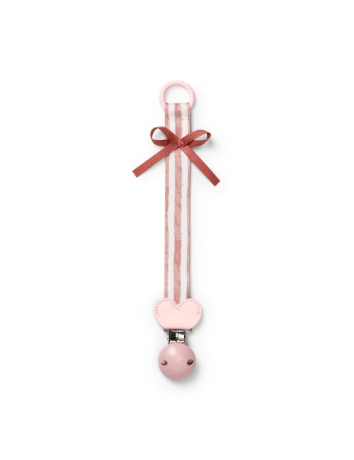 Attache-tétine en bois - Candy Stripes