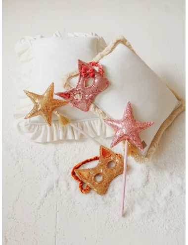 Coussin en velours - Blanc