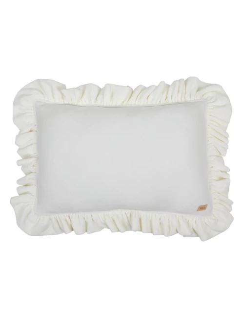 Coussin en velours - Blanc