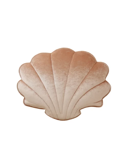 Coussin en velours - Coquillage (47x42)