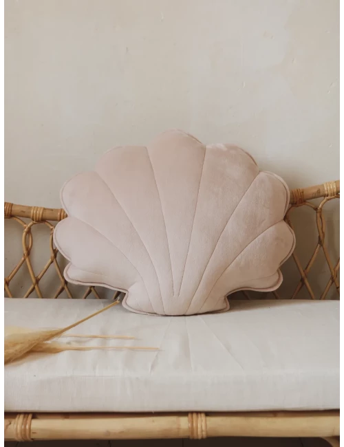 Coussin en velours - Coquillage (49x45)