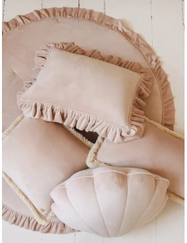 Coussin en velours - Coquillage (49x45)