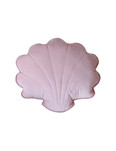 Coussin en velours - Coquillage (60x53-pink)
