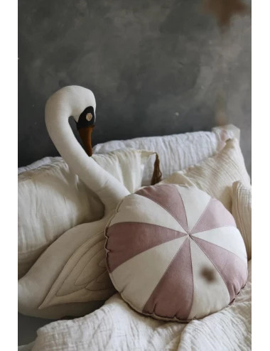 Powder Pink Candy Patchwork Cushion