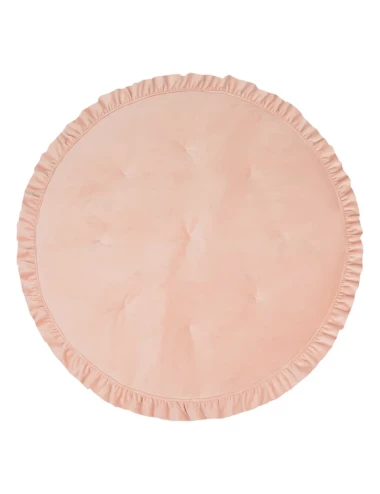 Tapis de jeu en velours - Abricot