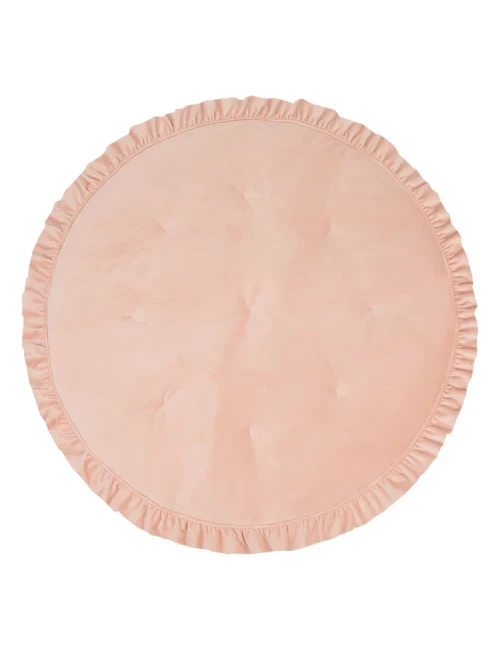 Tapis de jeu en velours - Abricot