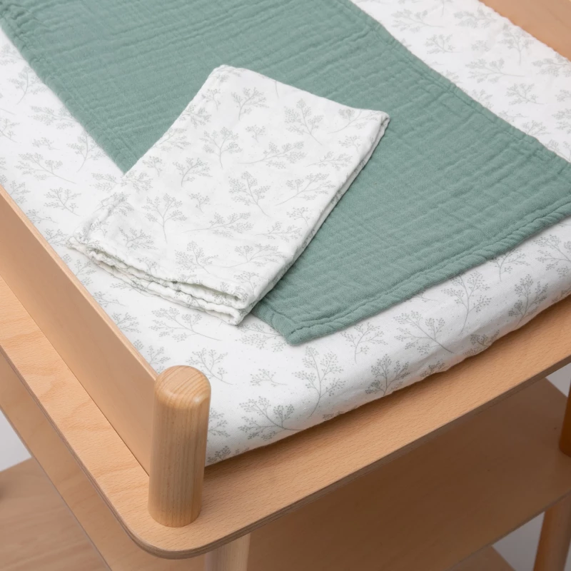 Housse de matelas à langer PAGO - Pearl blossom