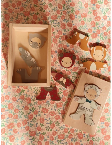 Puzzle en bois - Ourson