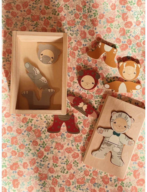 Puzzle en bois - Ourson