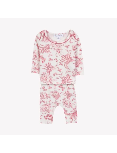 Pyjama deux pièces - Toile de Jouy