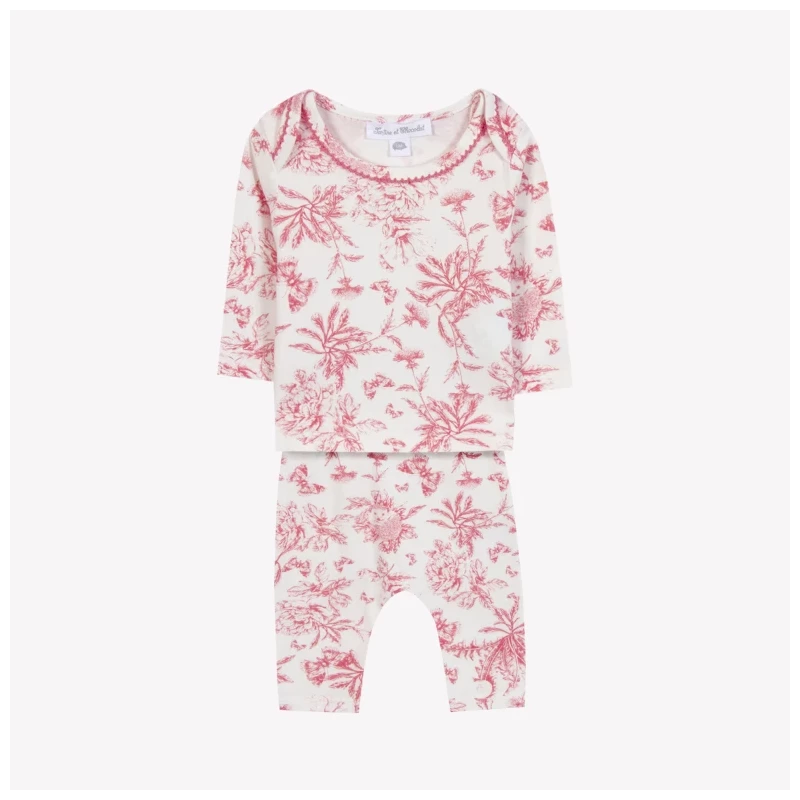 Pyjama deux pièces - Toile de Jouy