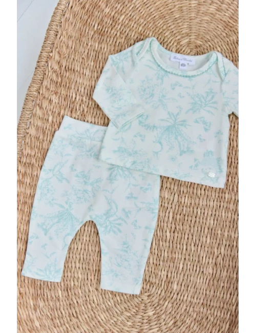 Pyjama deux pièces - Toile de Jouy