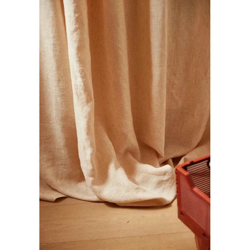 Rideau en lin lavé - Glaise/Milk (135 x 260 cm)