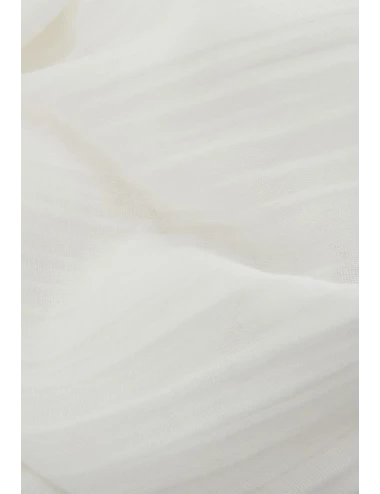 Rideau en gaze de coton - Snow (135 x 280 cm)