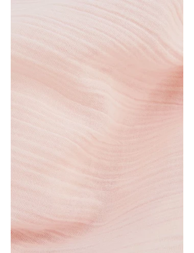 Rideau en gaze de coton - Poudré (135 x 280 cm)