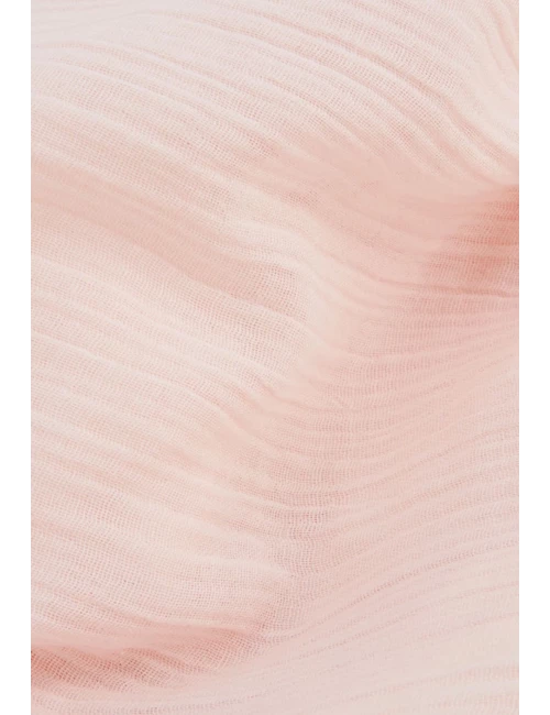 Rideau en gaze de coton - Poudré (135 x 280 cm)