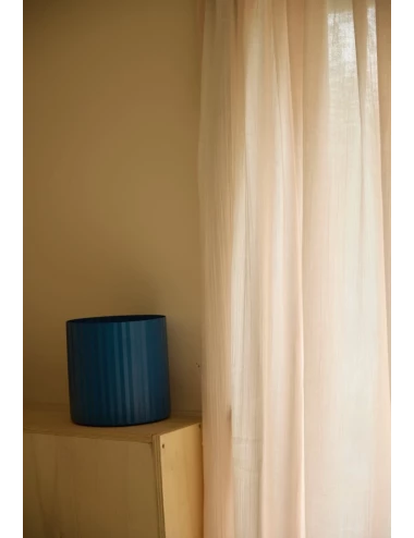 Rideau en gaze de coton - Poudré (135 x 280 cm)