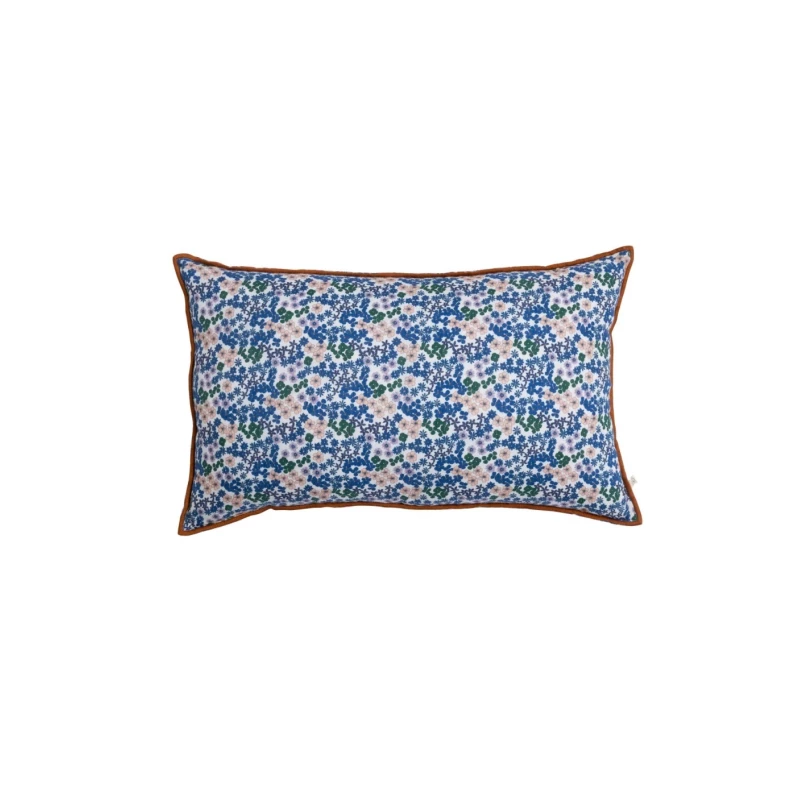 Housse de coussin Caracas - Flower azur