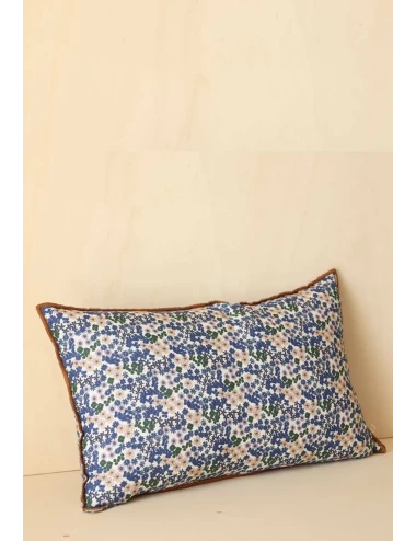 Housse de coussin Caracas - Flower azur