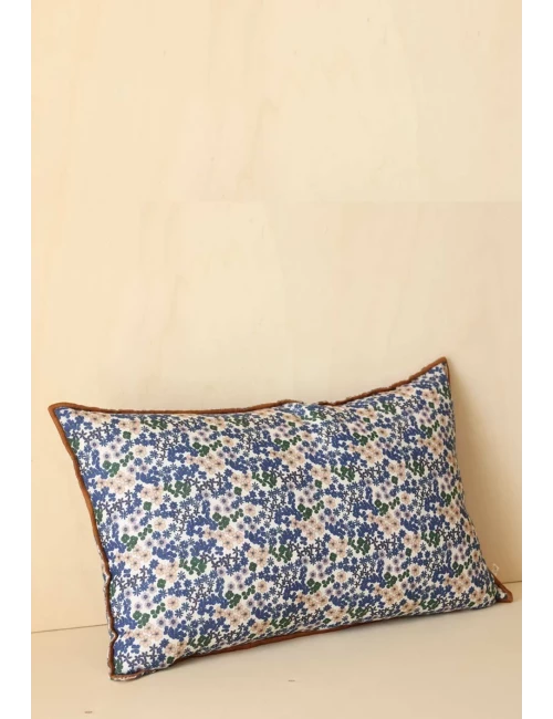 Housse de coussin Caracas - Flower azur