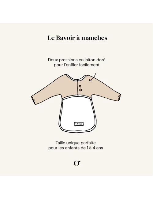 Bavoir à Manches