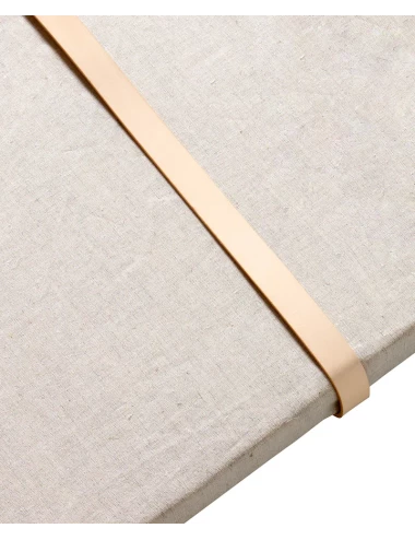 Attache en cuir pour coussin banquette Wood - lot de 2 pcs