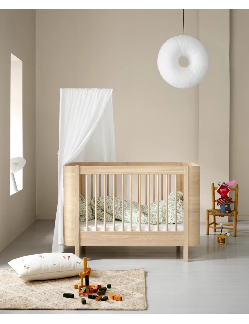 Lit bébé évolutif Wood Mini+ - chêne