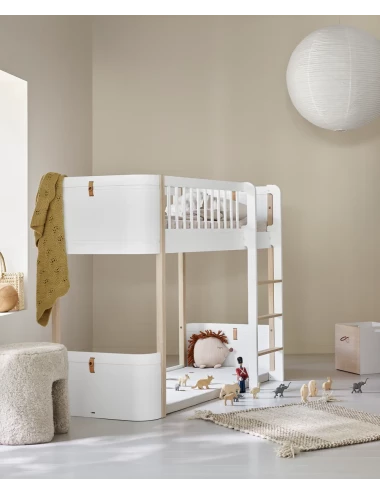 Matelas de jeu pour le lit mezzanine mi-haut Wood Mini+ - Nature