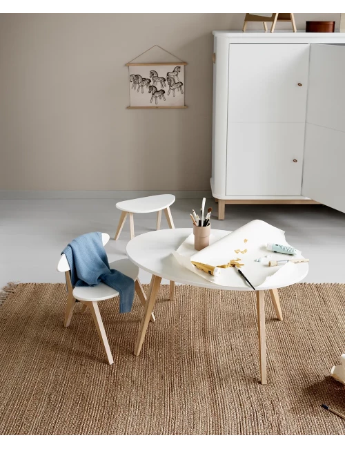 Table Wood PingPong - Blanc/chêne