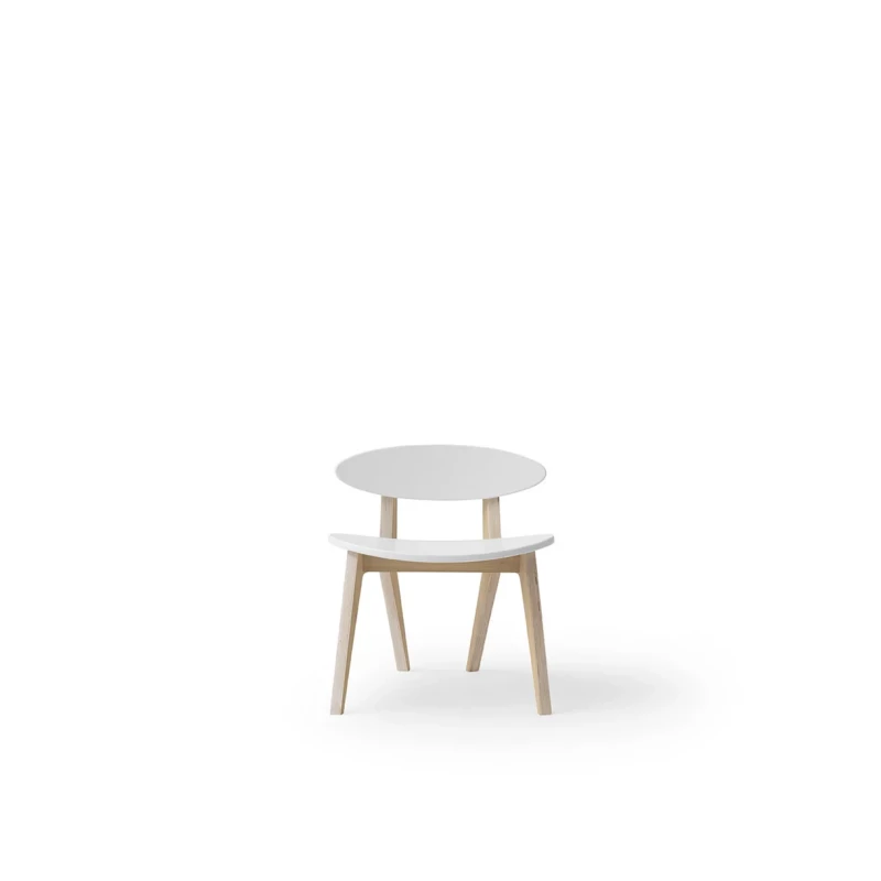Chaise Wood PingPong - Blanc/chêne