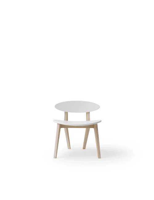 Chaise Wood PingPong - Blanc/chêne