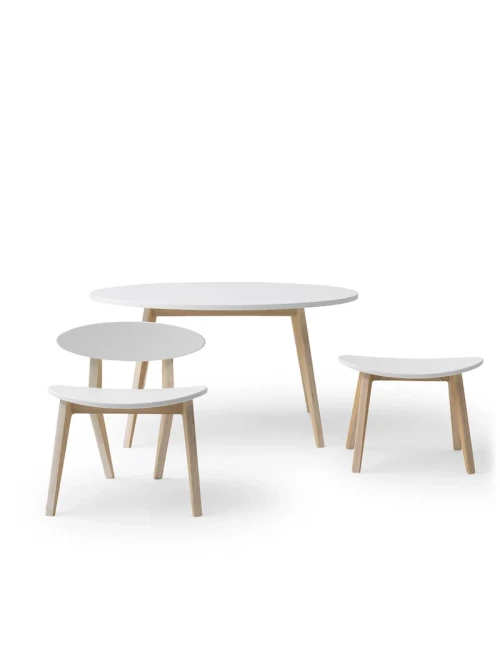 Chaise Wood PingPong - Blanc/chêne