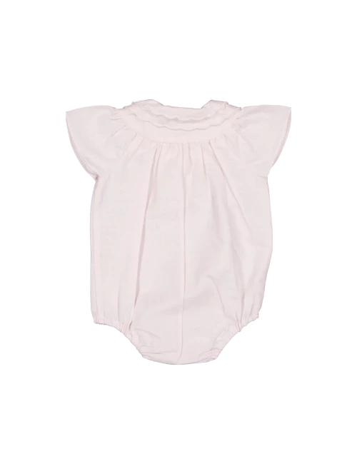 Barboteuse Toinette - lin rose