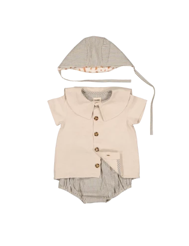 Bloomer Alice - Fines rayures bleues