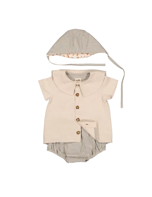 Bloomer Alice - Fines rayures bleues