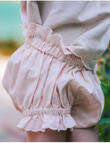 Bloomer Leonor - Rayures roses