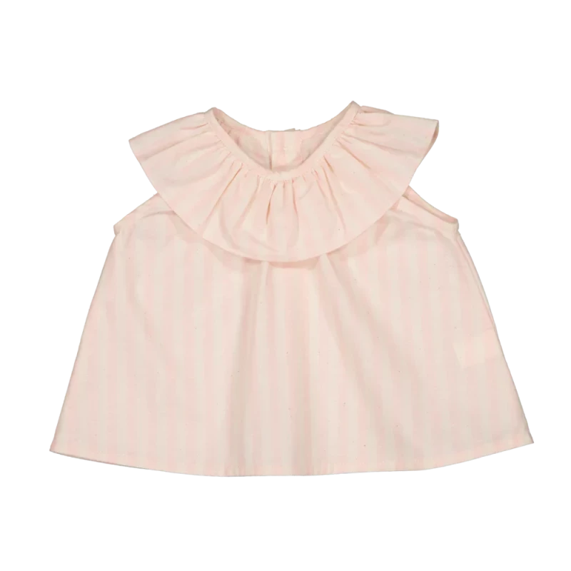 Blouse Thais - Rayures roses
