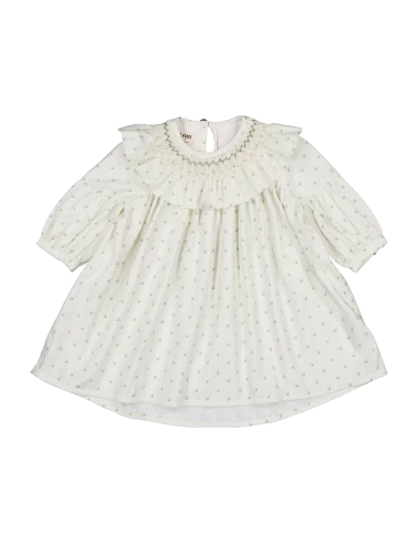 Robe Bianca - Plumetis floral exclusif LOIR paris