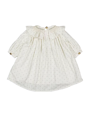 Robe Bianca - Plumetis floral exclusif LOIR paris