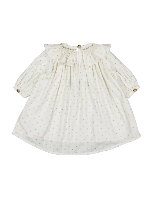Robe Bianca - Plumetis floral exclusif LOIR paris
