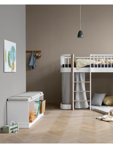 Etagère Wood 3x1 horizontale avec socle