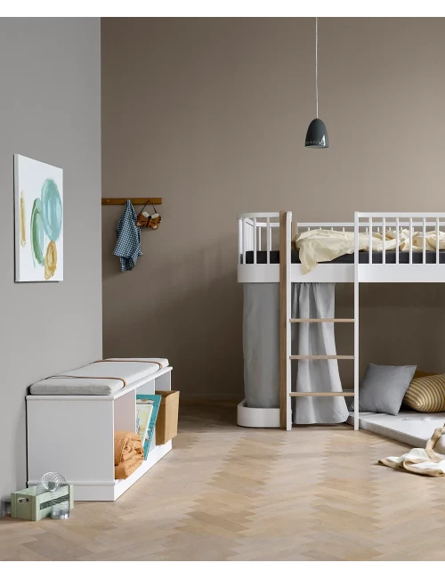 Etagère Wood 3x1 horizontale avec socle