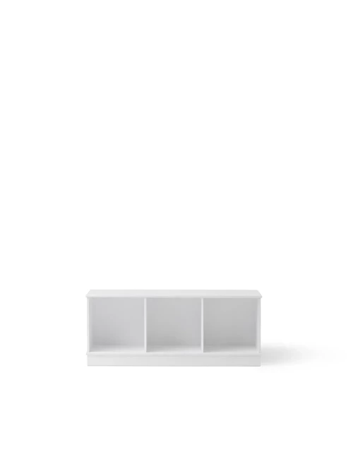 Etagère Wood 3x1 horizontale avec socle