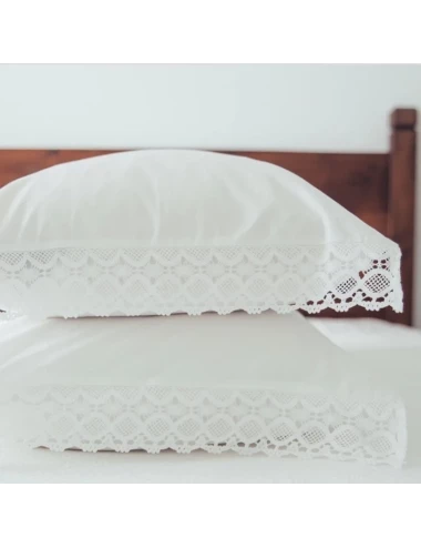Parure de lit 3 pièces - Charlotte (Berceau Iconic - 80x100cm)