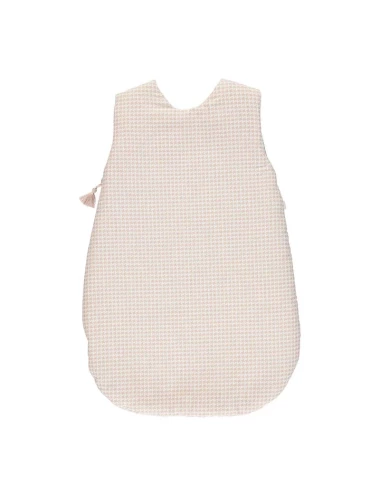 Sleeping Bag Pied-de-Poule Pink