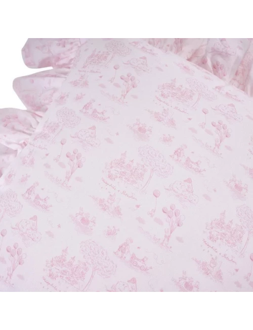 Coussin - Volants Pink Garden Party